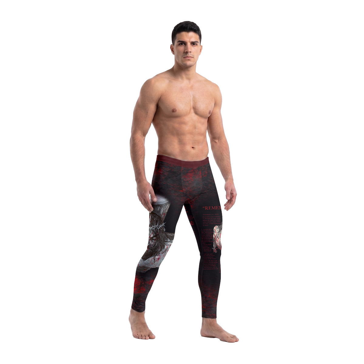  Jesus Ecclesiastes Men's Compression Leggings