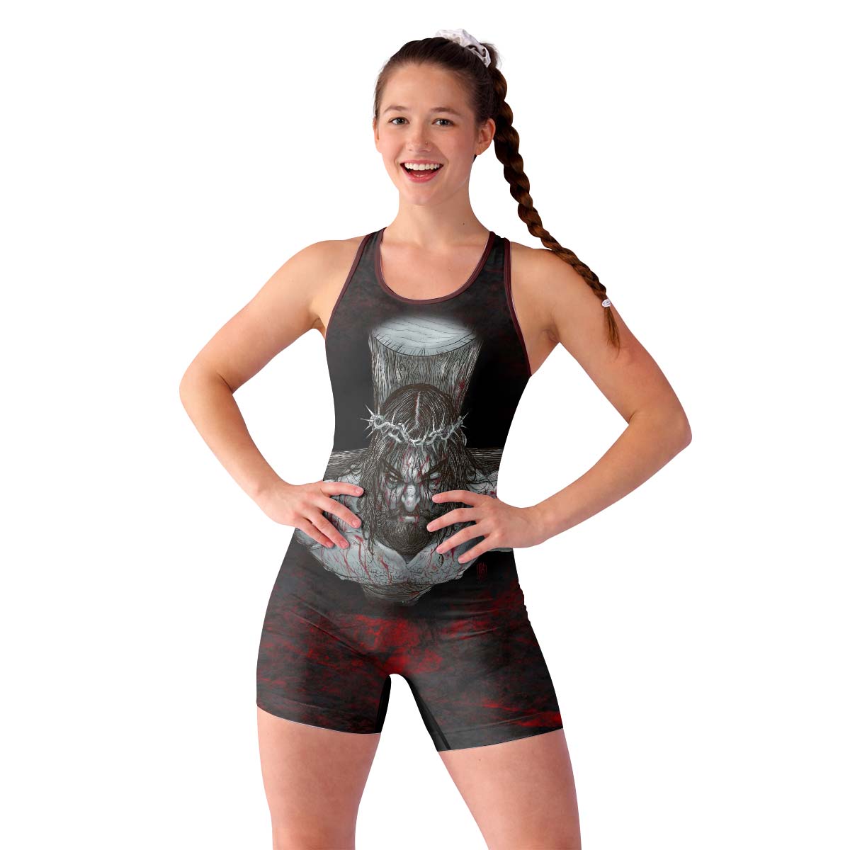  Jesus Ecclesiastes Wrestling Singlet