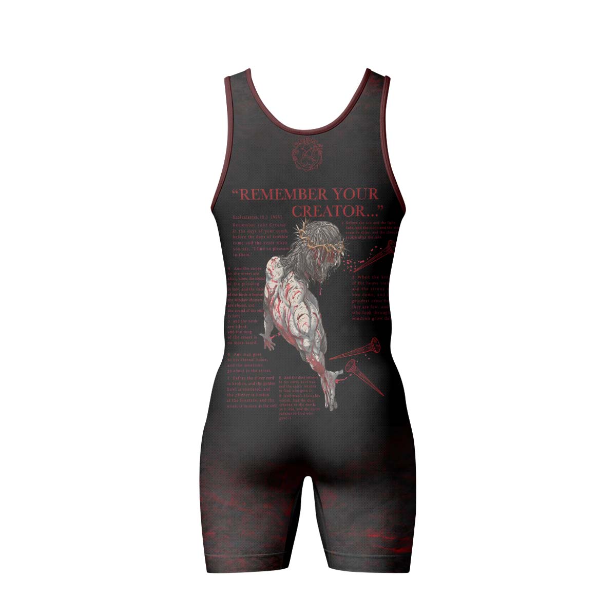  Jesus Ecclesiastes Wrestling Singlet