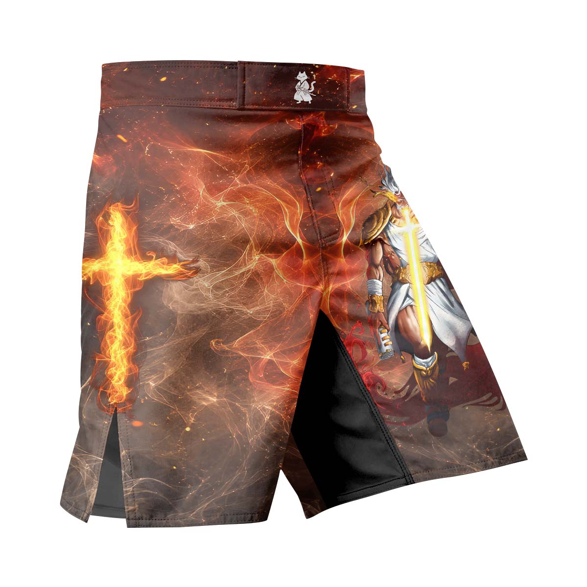  Jesus Holly Cross Fight Shorts