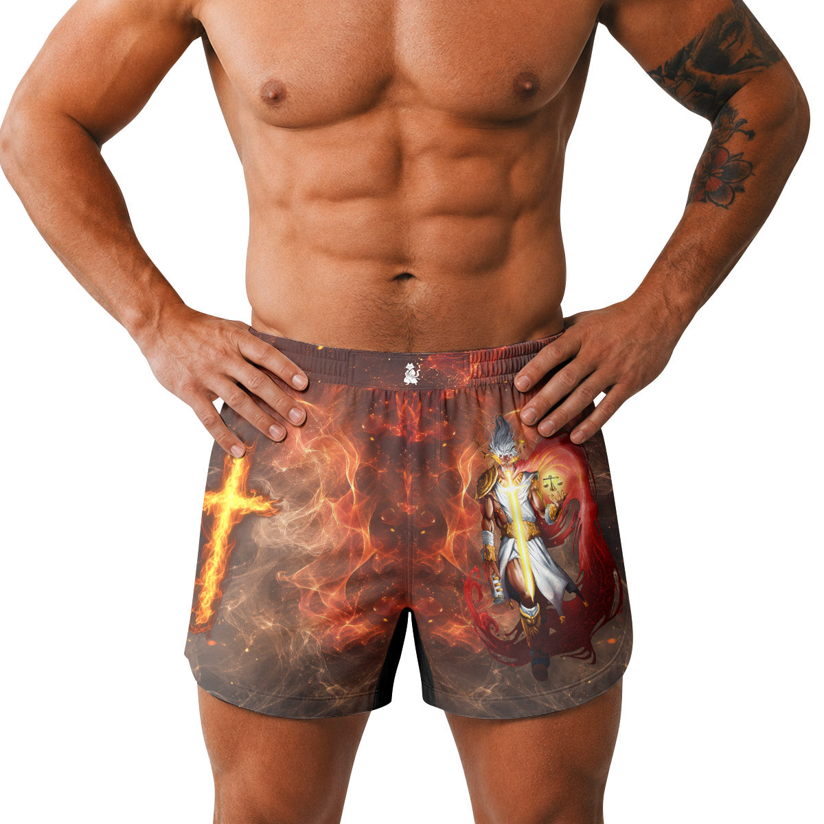  Jesus Holly Cross Grappling Shorts