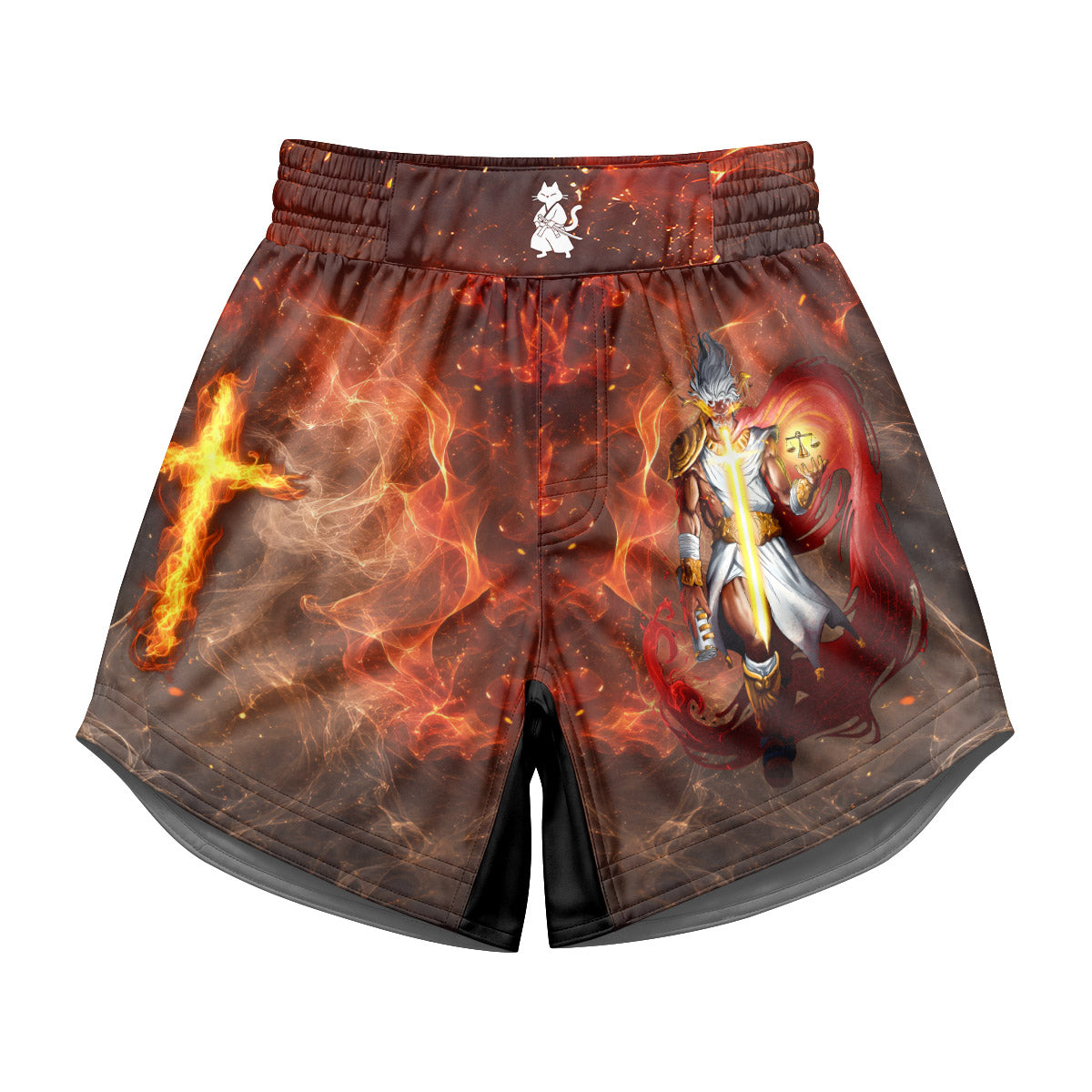 Jesus Holly Cross Kids Grappling Shorts