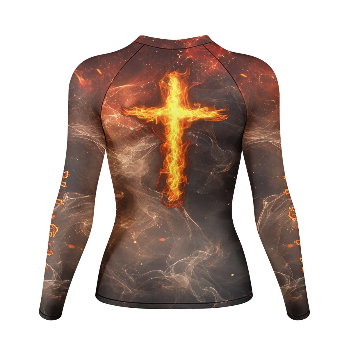  Jesus Holly Cross Rash Guard