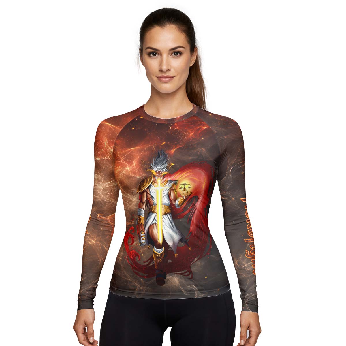  Jesus Holly Cross Rash Guard