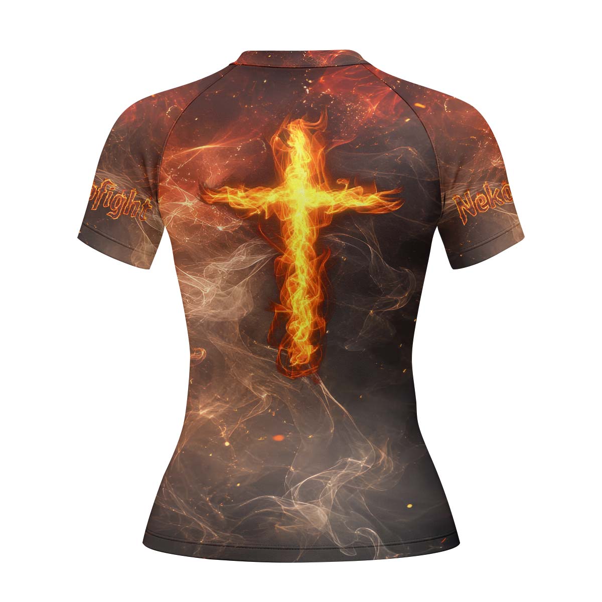  Jesus Holly Cross Rash Guard