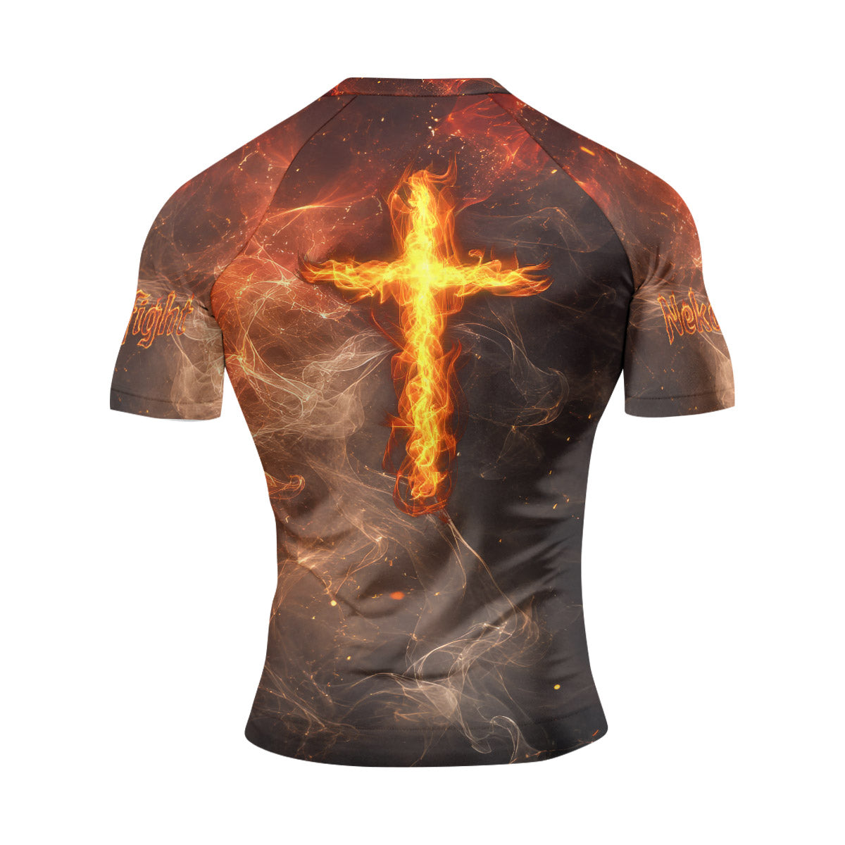 Jesus Holly Cross Rash Guard