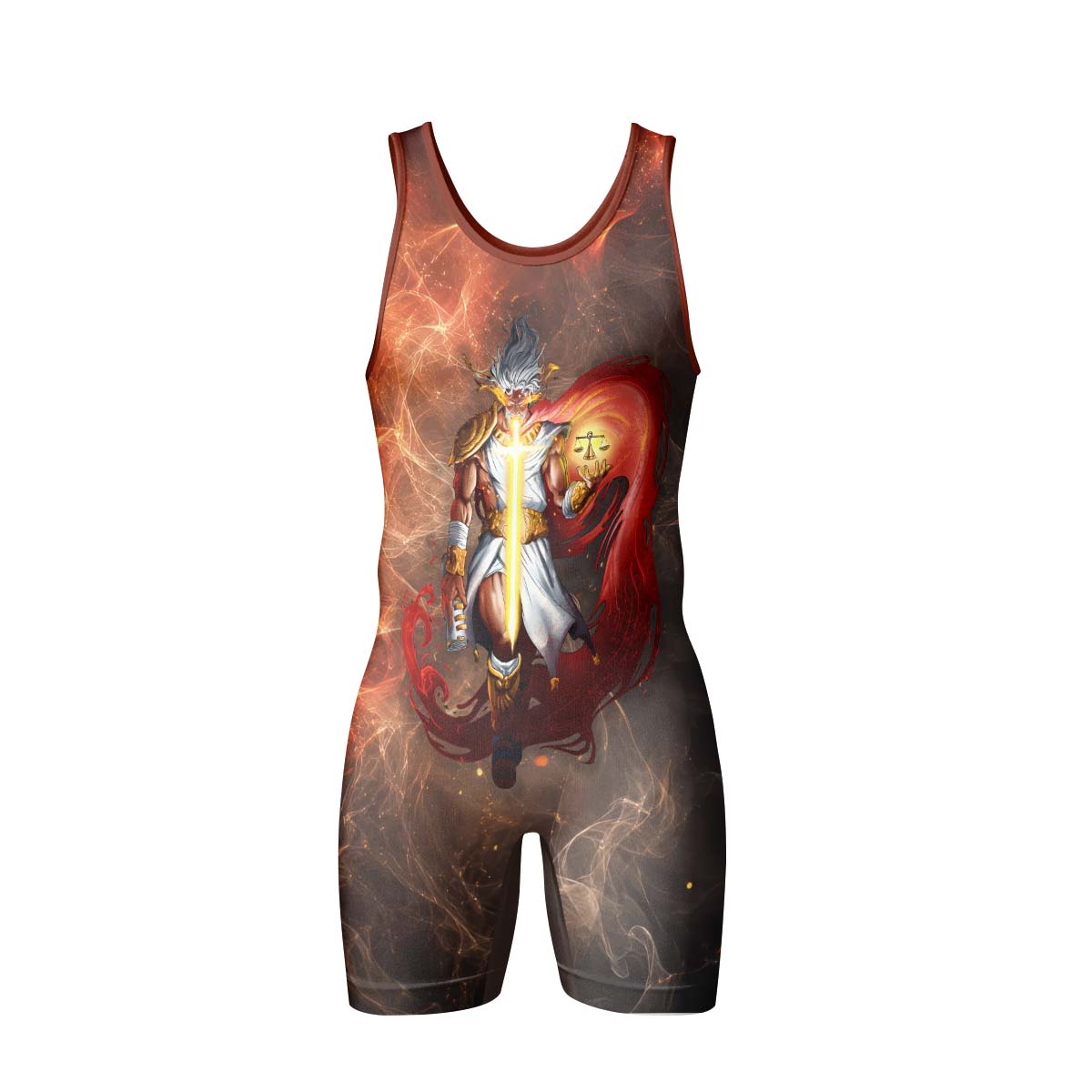  Jesus Holly Cross Wrestling Singlet
