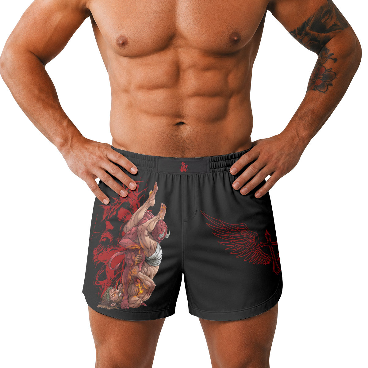  Jesus Holly Submission Grappling Shorts