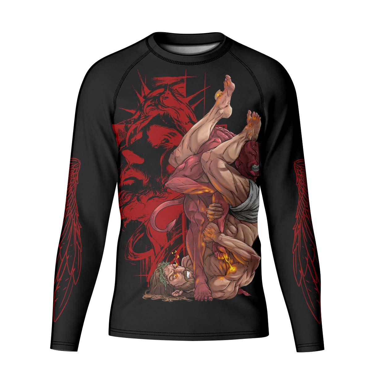  Jesus Holly Submission Kid Rash Guard