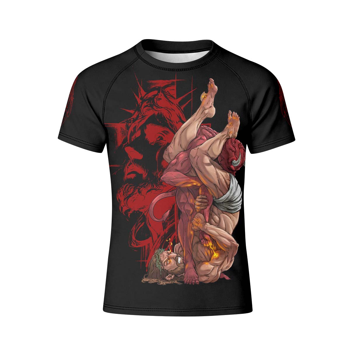 Jesus Holly Submission Kid Rash Guard
