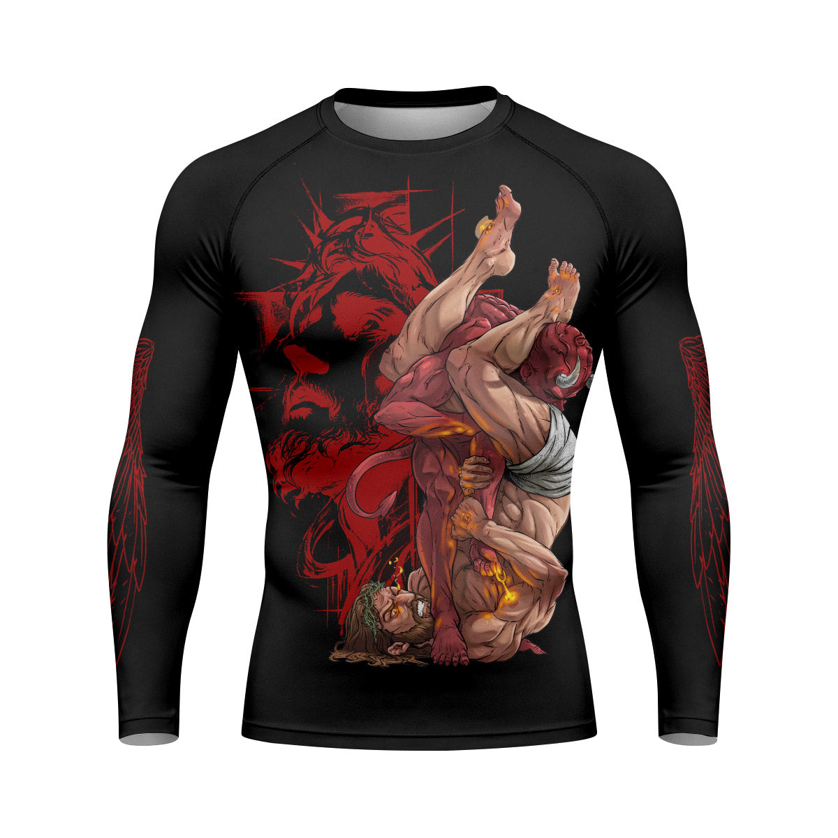 Jesus Holly Submission Rash Guard
