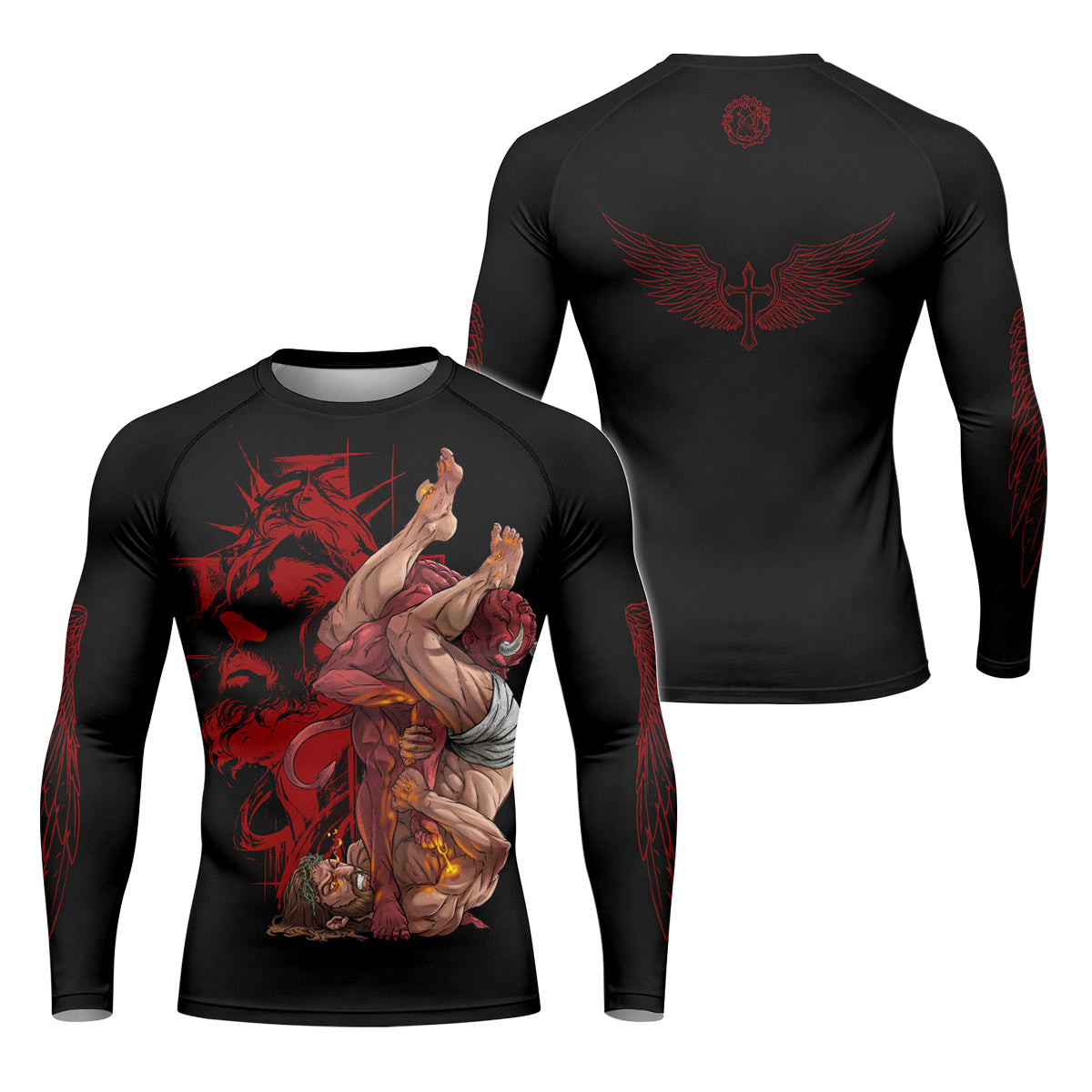 Jesus Holly Submission Rash Guard