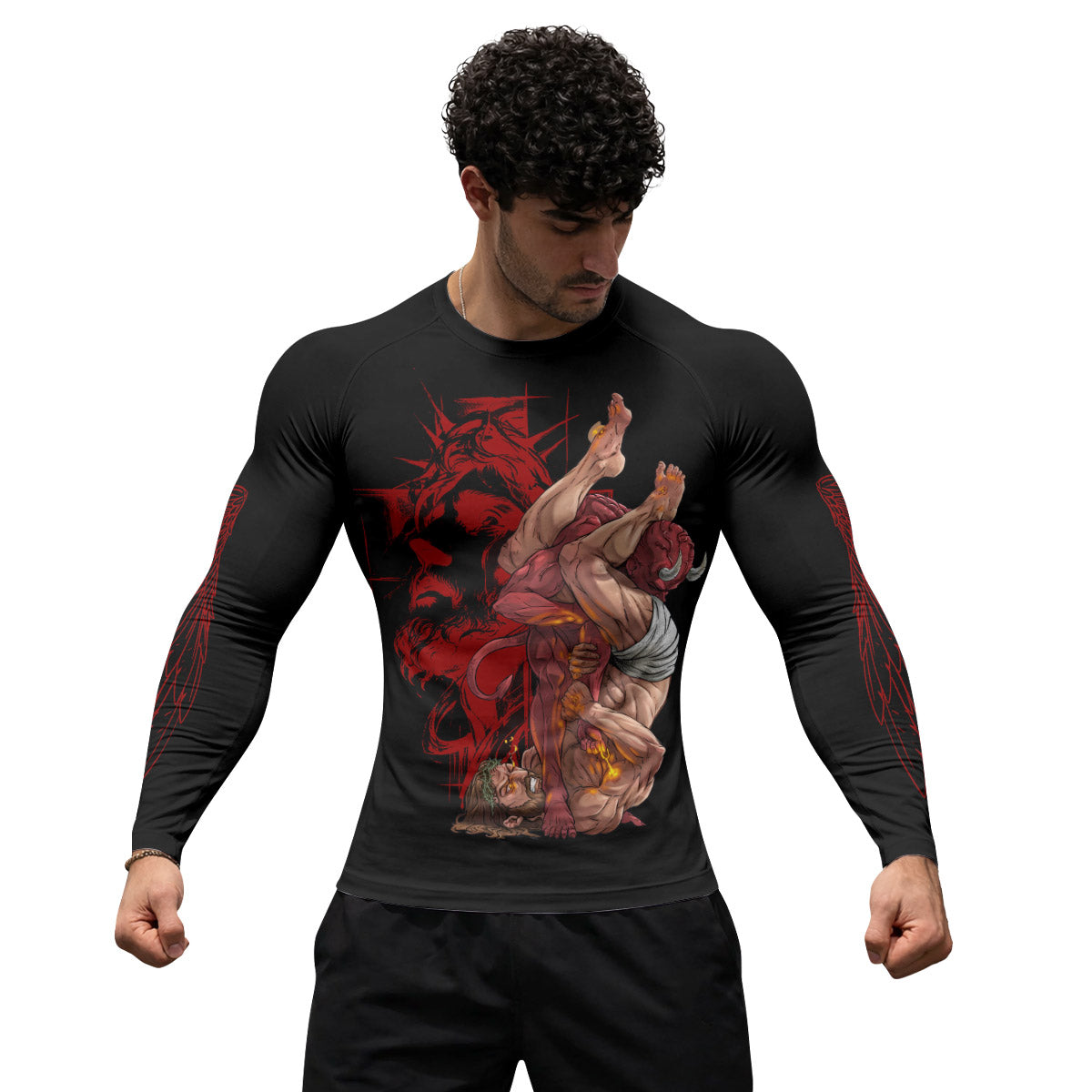 Jesus Holly Submission Rash Guard