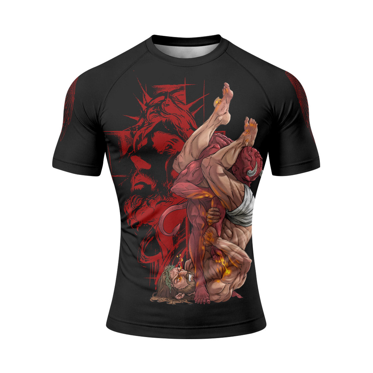 Jesus Holly Submission Rash Guard