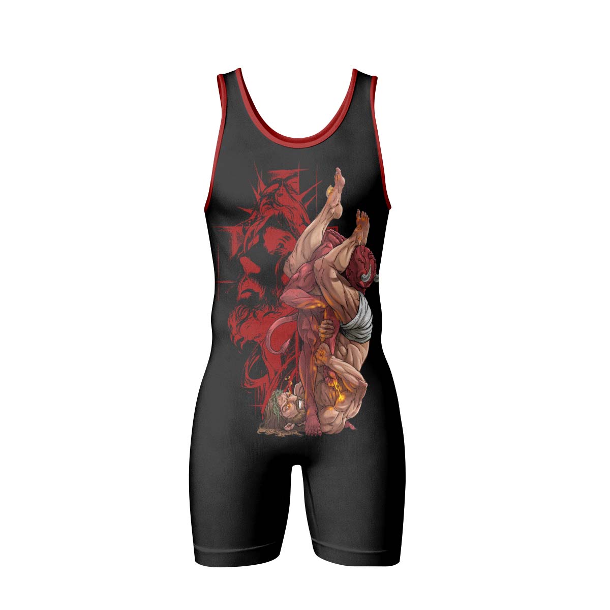  Jesus Holly Submission Wrestling Singlet