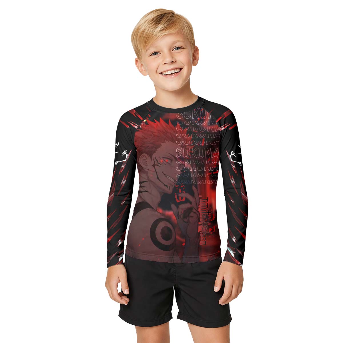 Jujutsu Kaisen Cursed King Sukuna Kid Rash Guard