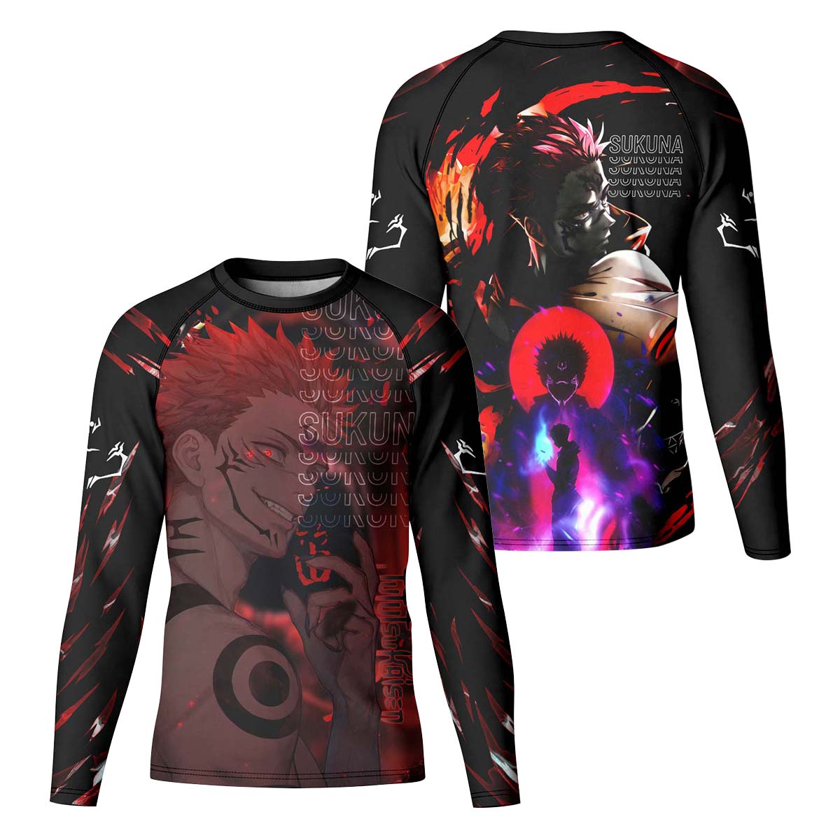 Jujutsu Kaisen Cursed King Sukuna Kid Rash Guard