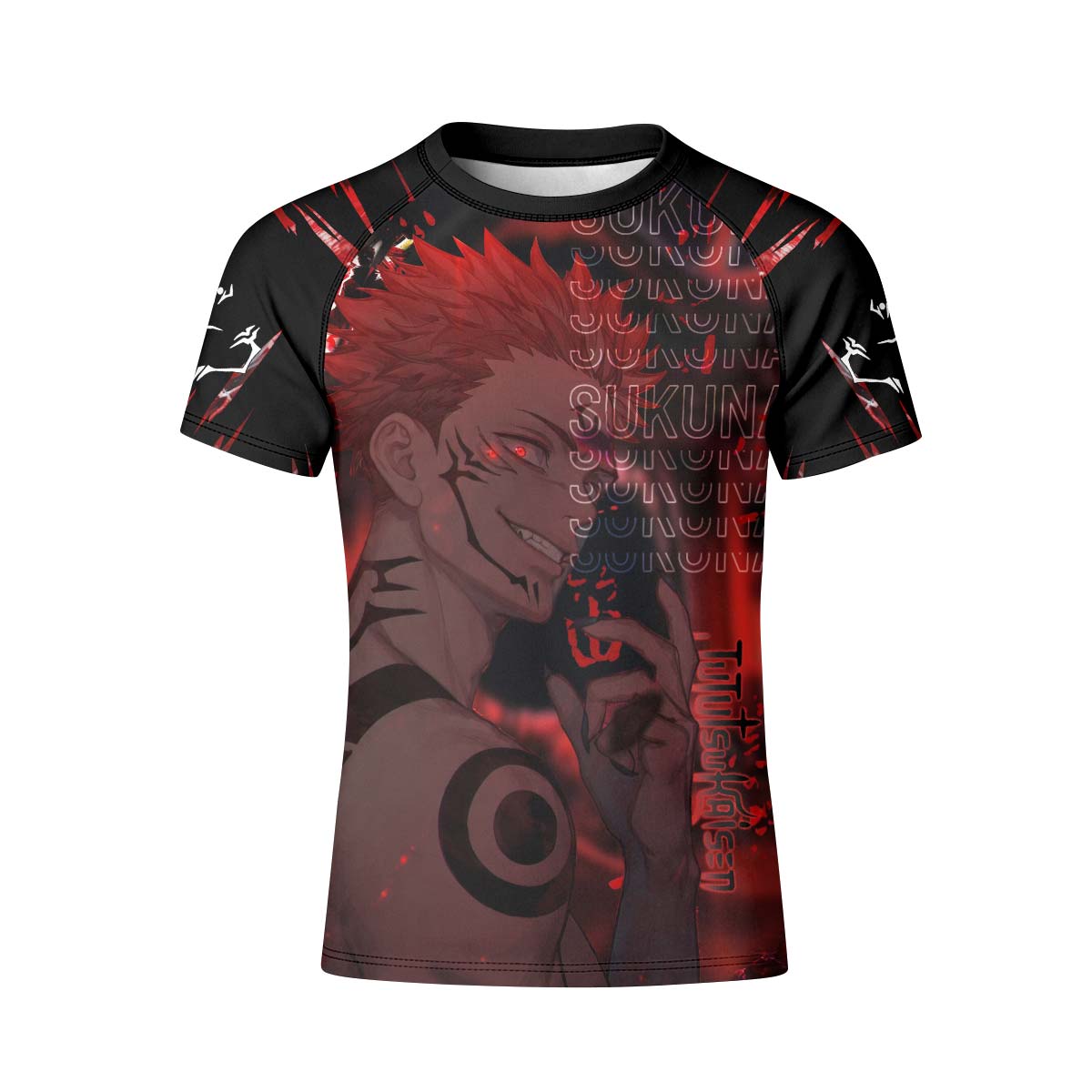  Jujutsu Kaisen Cursed King Sukuna Kid Rash Guard