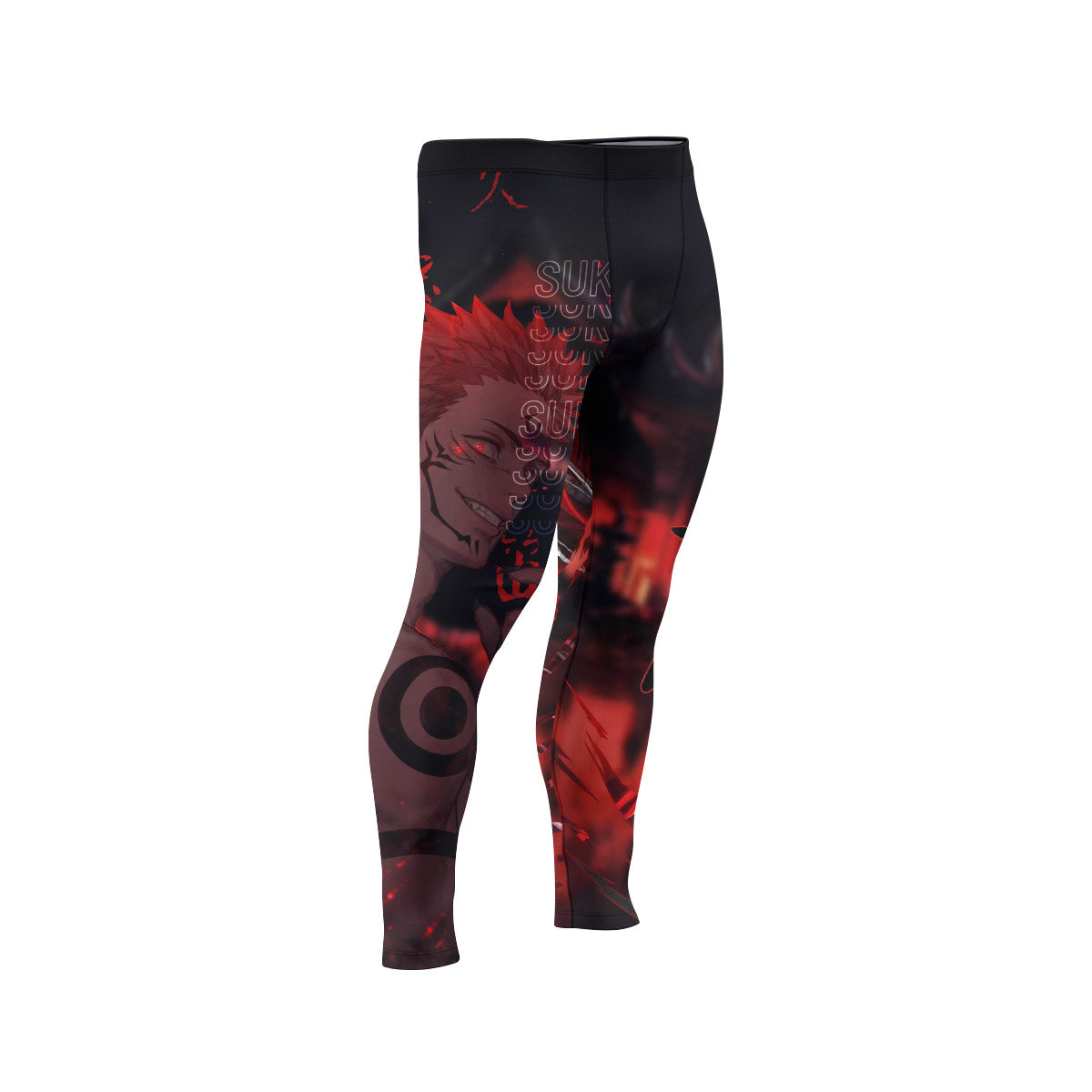  Jujutsu Kaisen Cursed King Sukuna Men's Compression Leggings