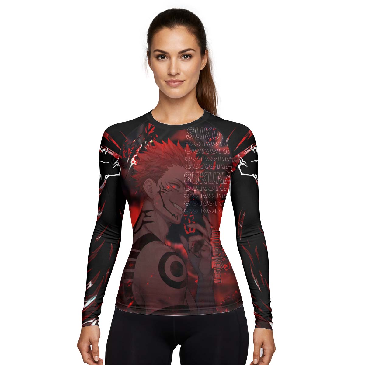  Jujutsu Kaisen Cursed King Sukuna Rash Guard