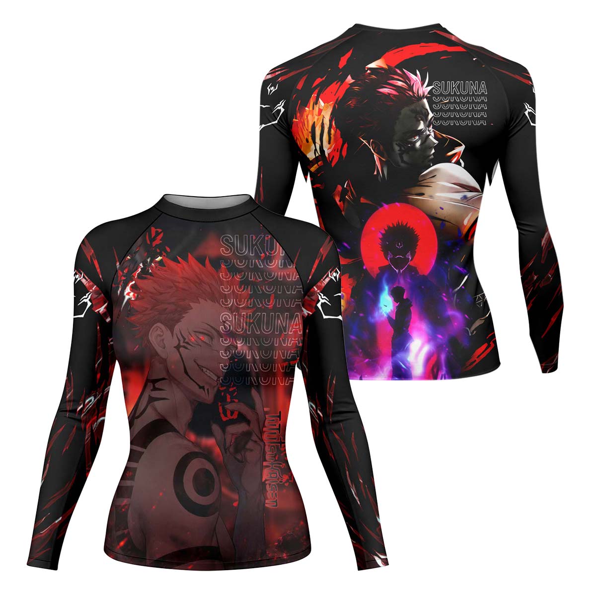  Jujutsu Kaisen Cursed King Sukuna Rash Guard