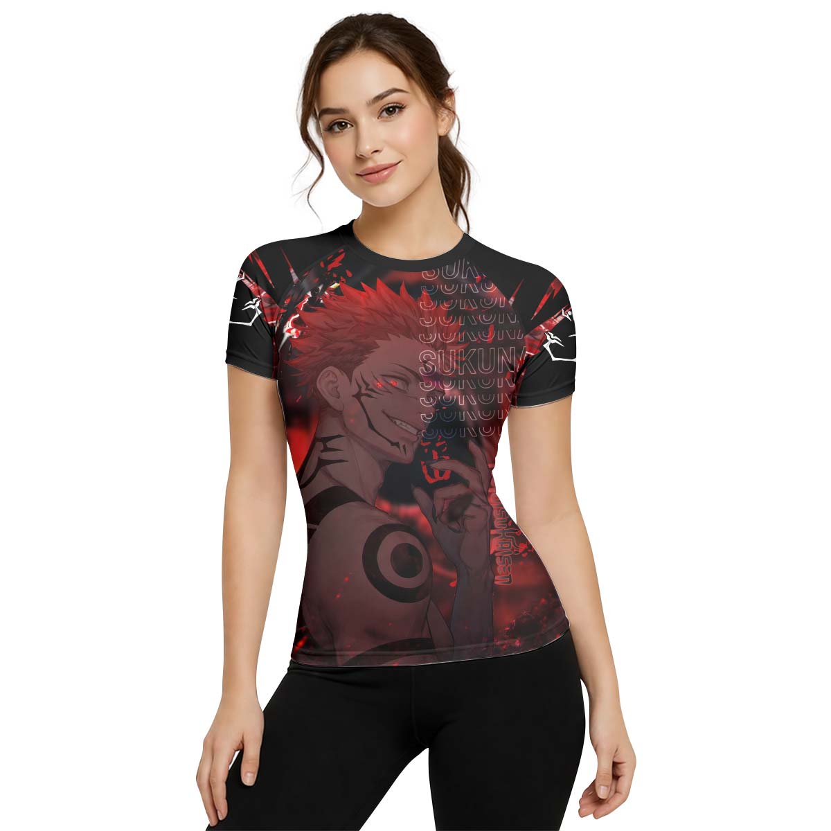  Jujutsu Kaisen Cursed King Sukuna Rash Guard