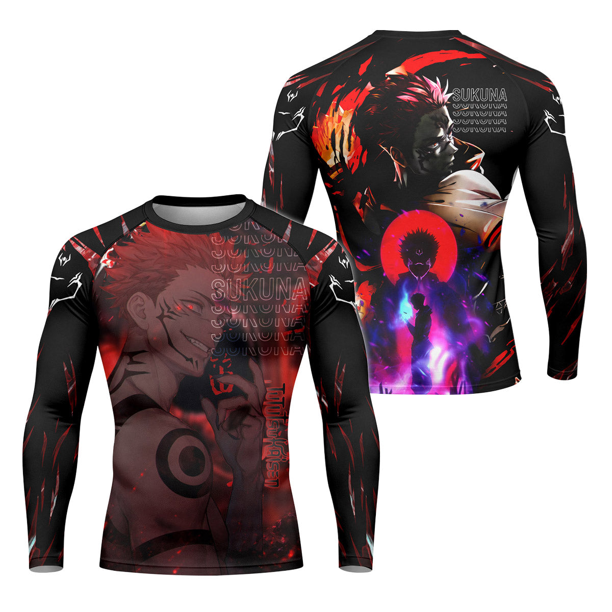 Jujutsu Kaisen Cursed King Sukuna Rash Guard