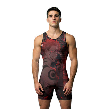  Jujutsu Kaisen Cursed King Sukuna Wrestling Singlet
