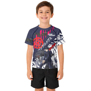 Jujutsu Kaisen Fushiguro Megumi Kid Rash Guard