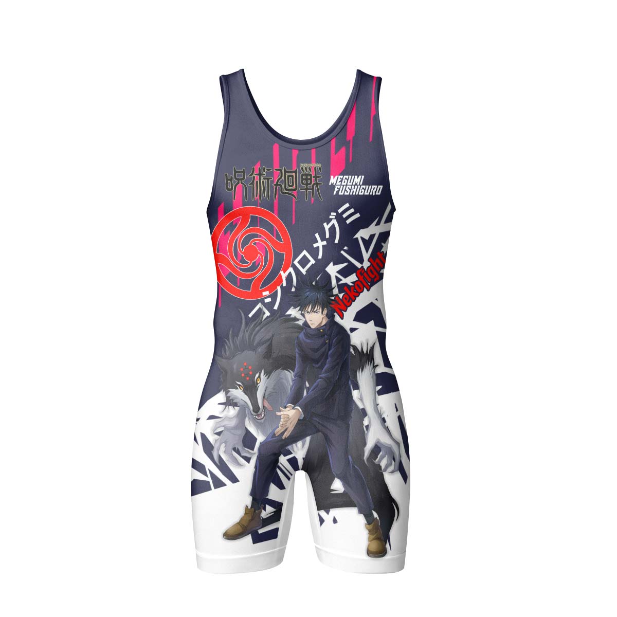 Jujutsu Kaisen Fushiguro Megumi Wrestling Singlet