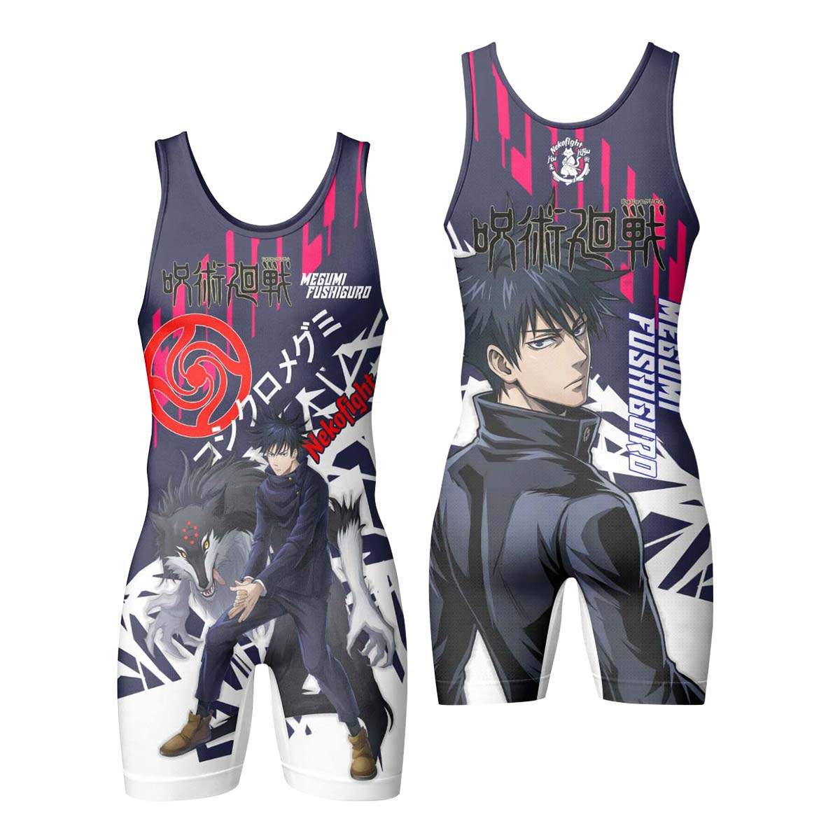 Jujutsu Kaisen Fushiguro Megumi Wrestling Singlet