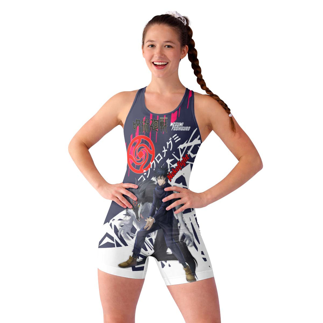 Jujutsu Kaisen Fushiguro Megumi Wrestling Singlet