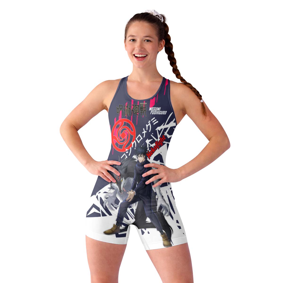 Jujutsu Kaisen Fushiguro Megumi Wrestling Singlet