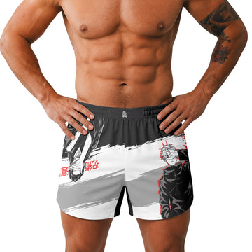 Jujutsu Kaisen Gojo And Geto Grappling Shorts