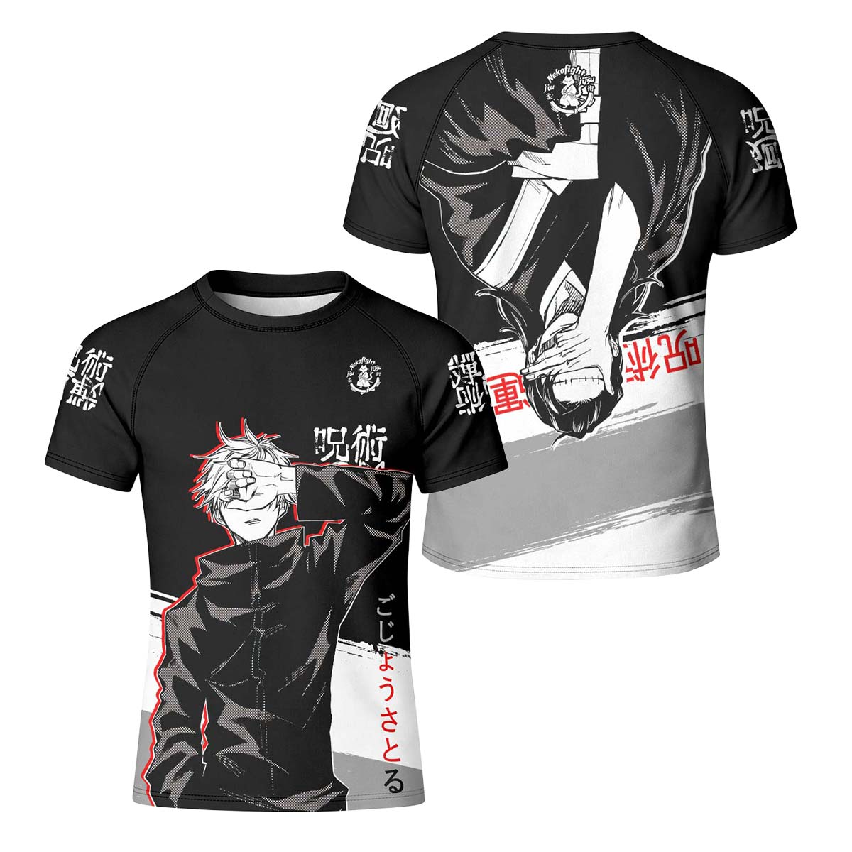 Jujutsu Kaisen Gojo And Geto Kid Rash Guard