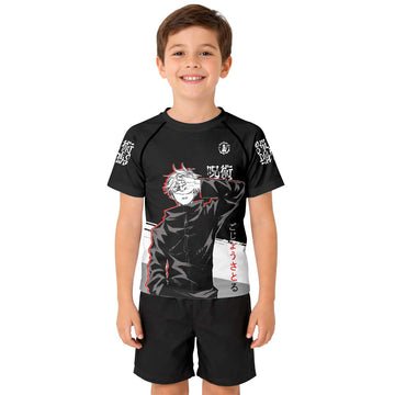 Jujutsu Kaisen Gojo And Geto Kid Rash Guard