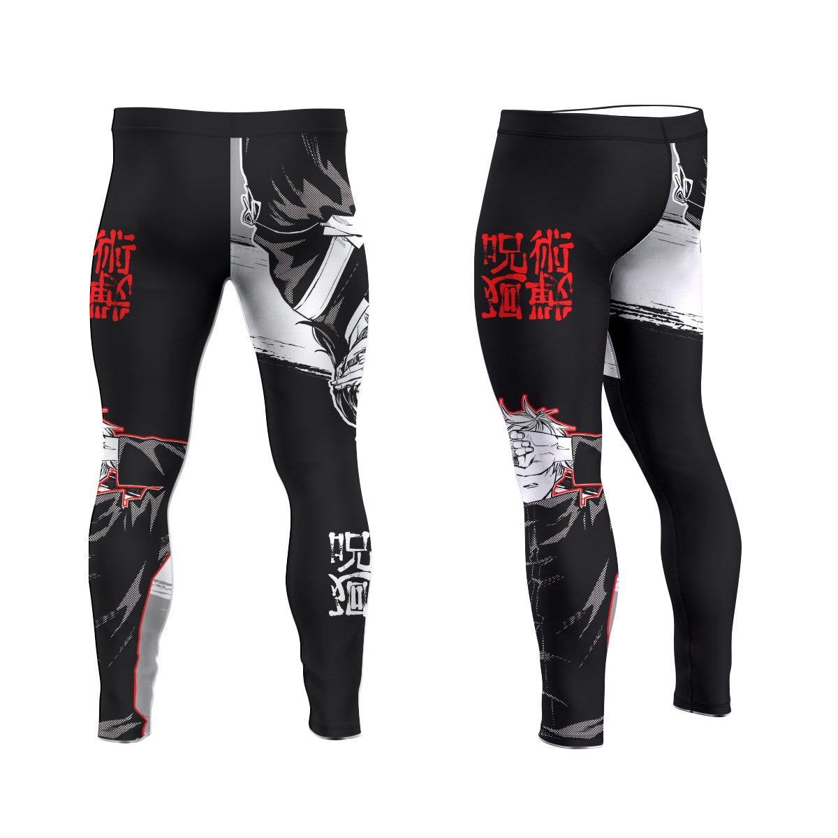 Jujutsu Kaisen Gojo And Geto Men's Compression Leggings