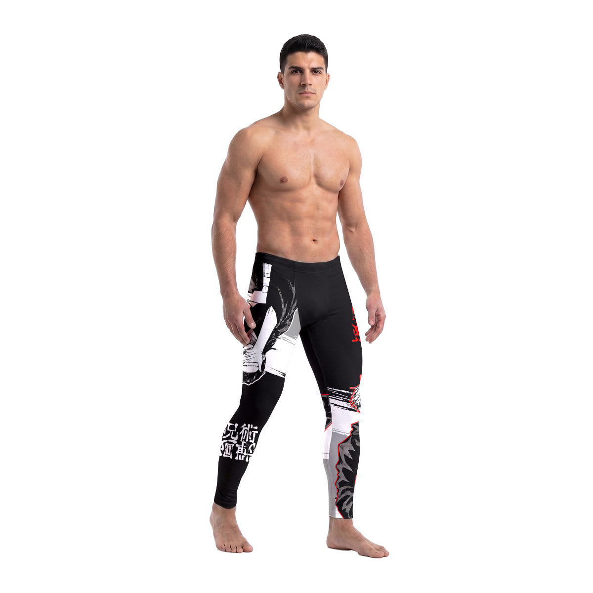 Jujutsu Kaisen Gojo And Geto Men's Compression Leggings