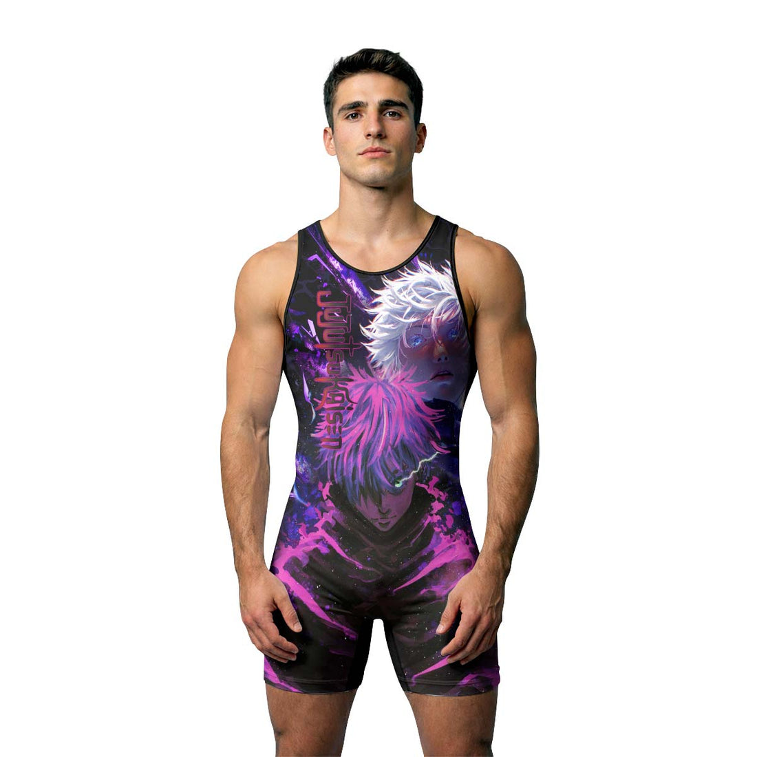  Jujutsu Kaisen Gojo Unlimited Void Wrestling Singlet