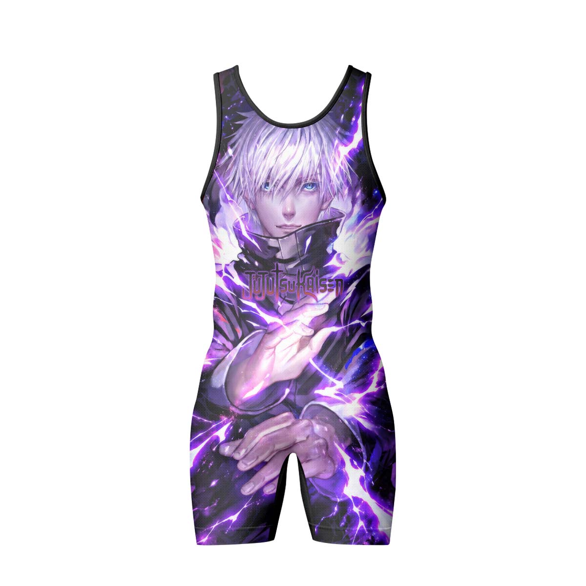 Jujutsu Kaisen Gojo Unlimited Void Wrestling Singlet