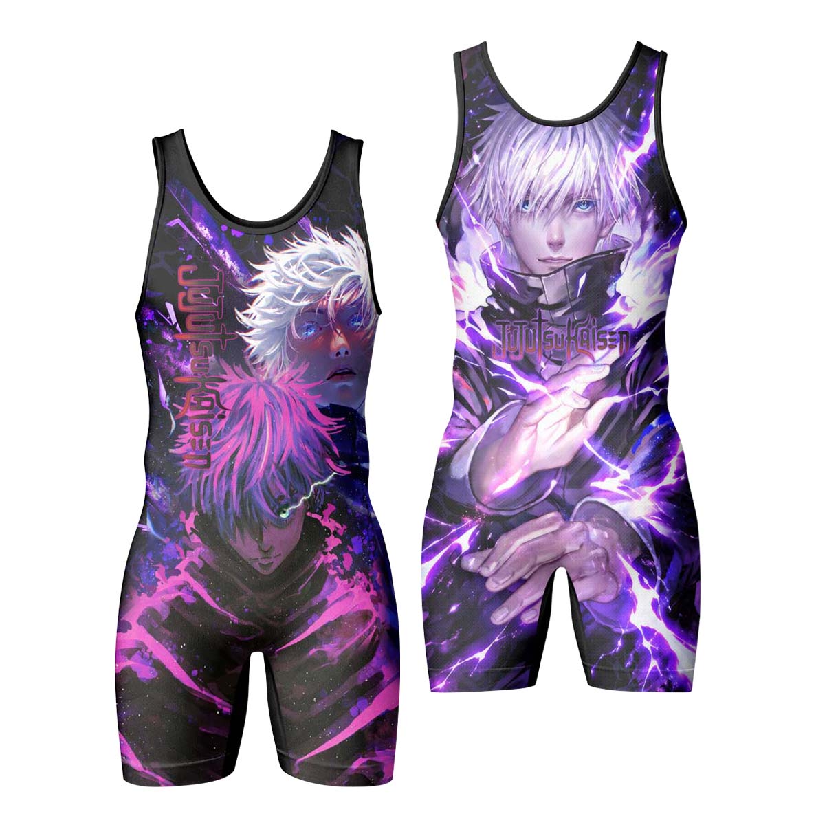  Jujutsu Kaisen Gojo Unlimited Void Wrestling Singlet