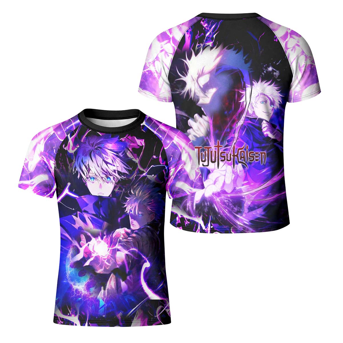  Jujutsu Kaisen Gojo's Hollow Purple Kid Rash Guard