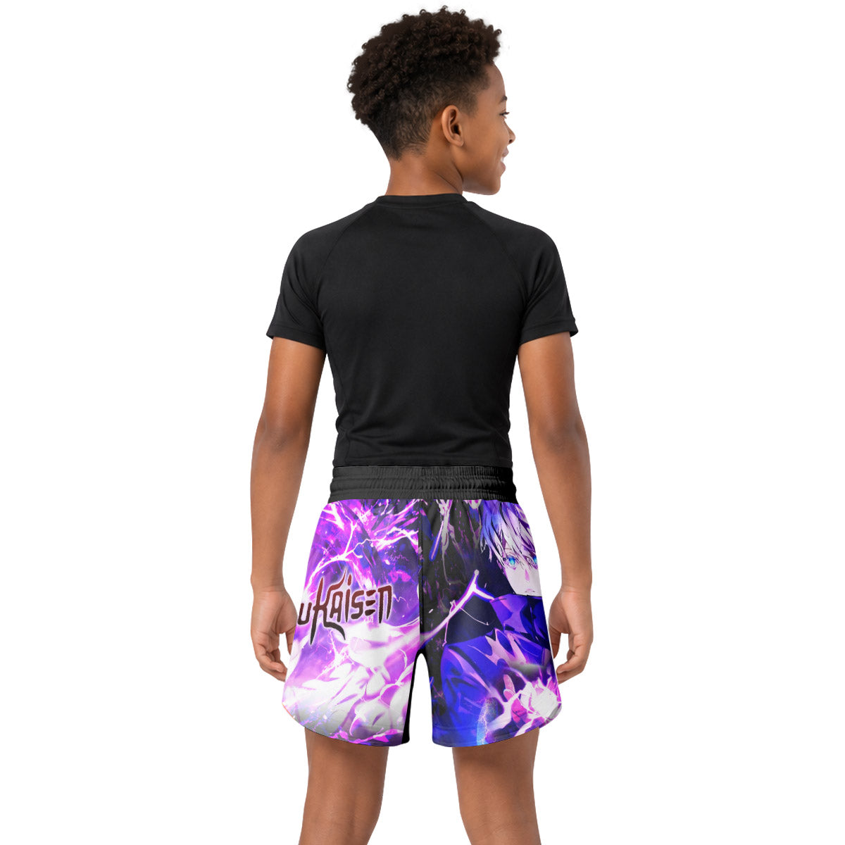 Jujutsu Kaisen Gojo's Hollow Purple Kids Grappling Shorts