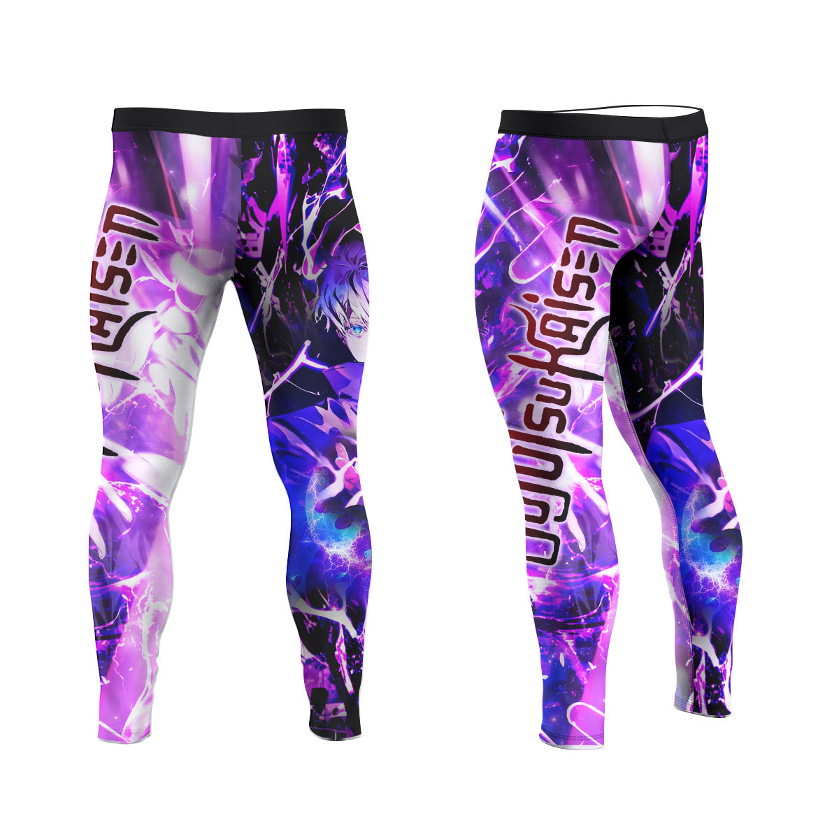  Jujutsu Kaisen Gojo's Hollow Purple Men's Compression Leggings
