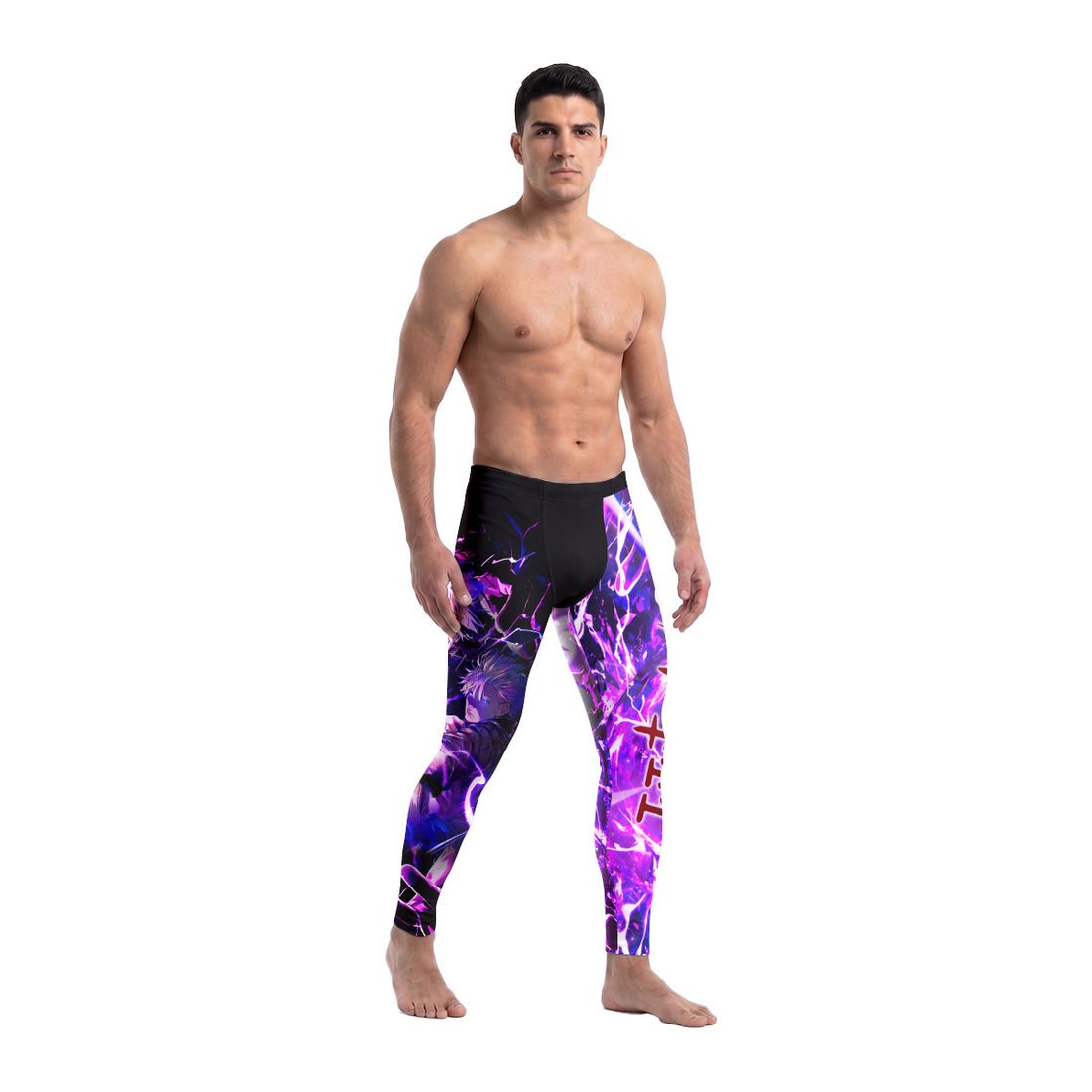  Jujutsu Kaisen Gojo's Hollow Purple Men's Compression Leggings