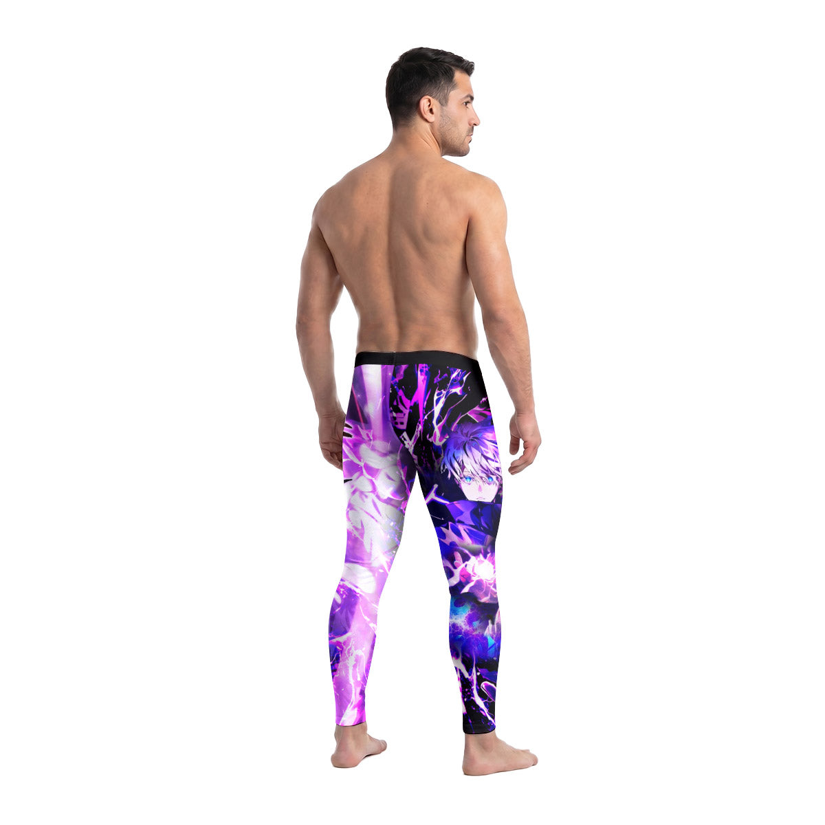  Jujutsu Kaisen Gojo's Hollow Purple Men's Compression Leggings