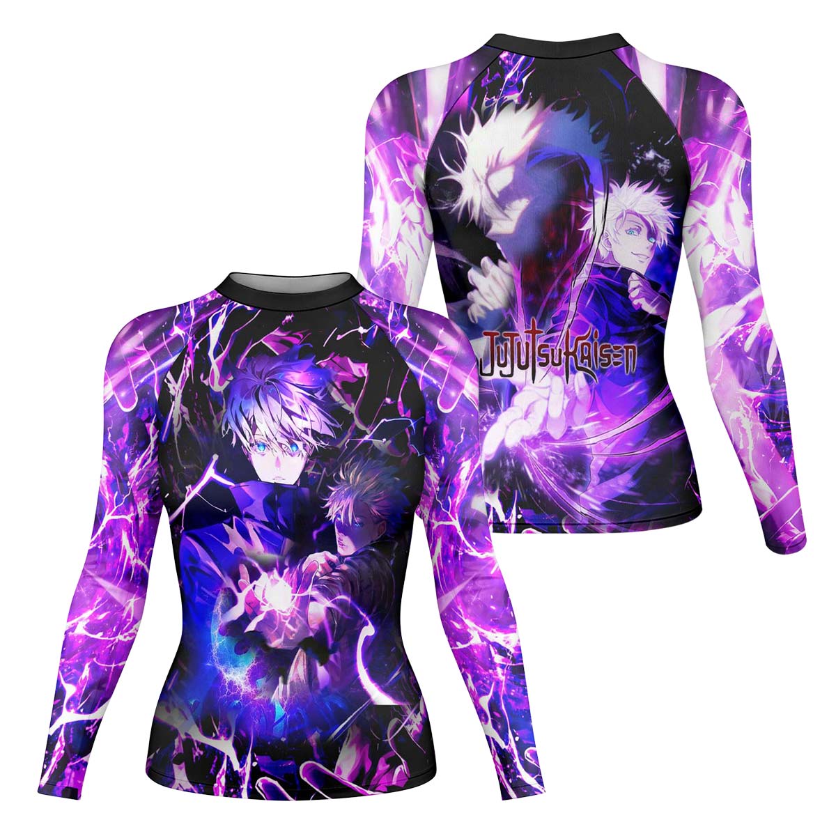  Jujutsu Kaisen Gojo's Hollow Purple Rash Guard