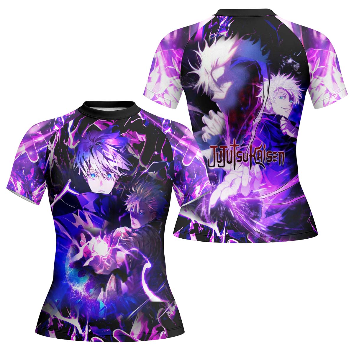  Jujutsu Kaisen Gojo's Hollow Purple Rash Guard