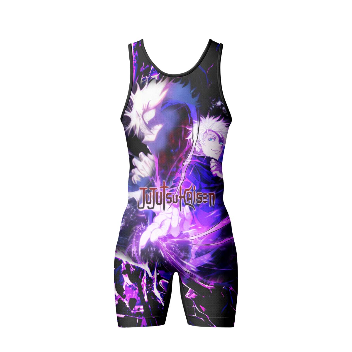 Jujutsu Kaisen Gojo's Hollow Purple Wrestling Singlet