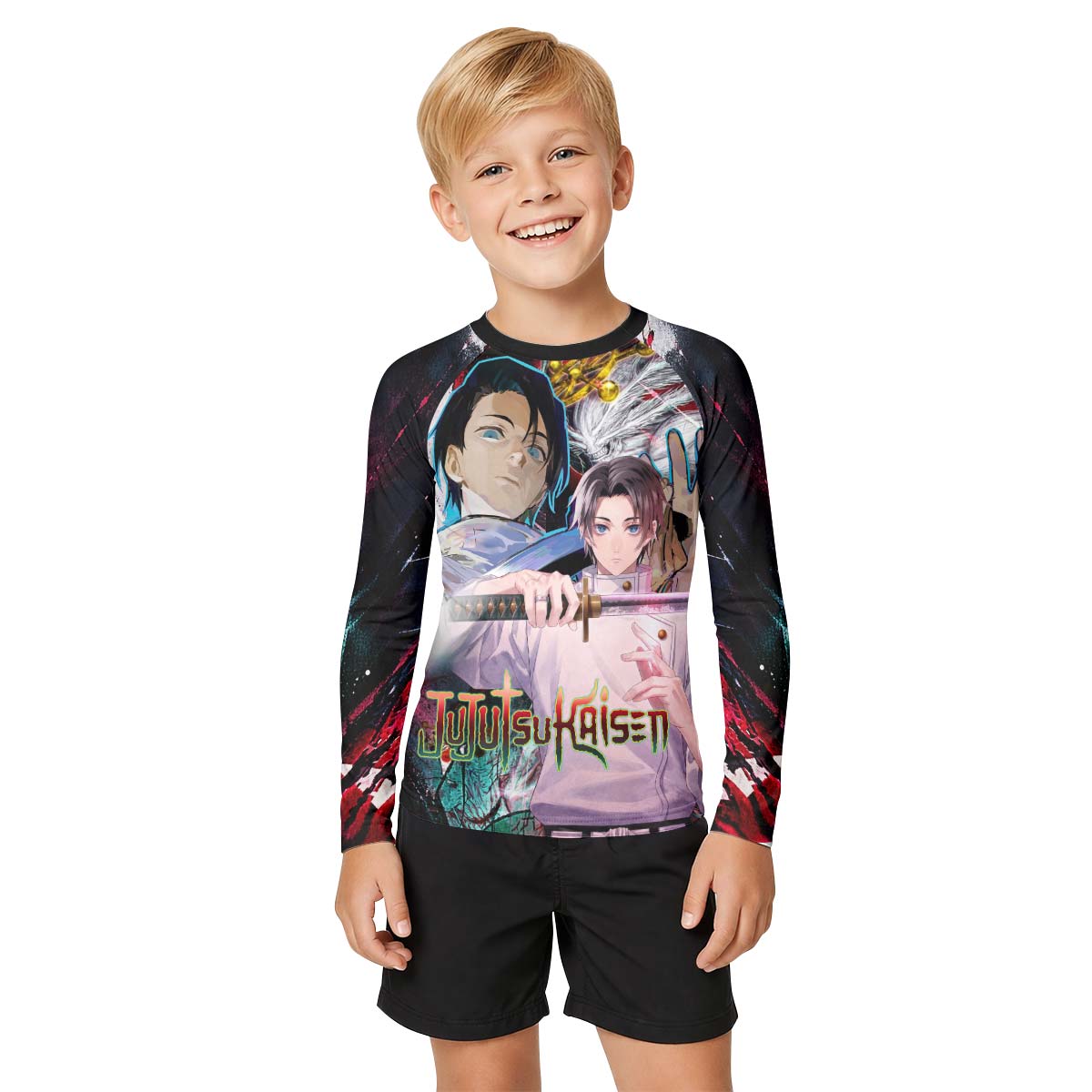 Jujutsu Kaisen Okkotsu Yuta Kid Rash Guard